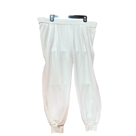 Joie White Jogger Pants. Size medium. - Picture 1 of 3